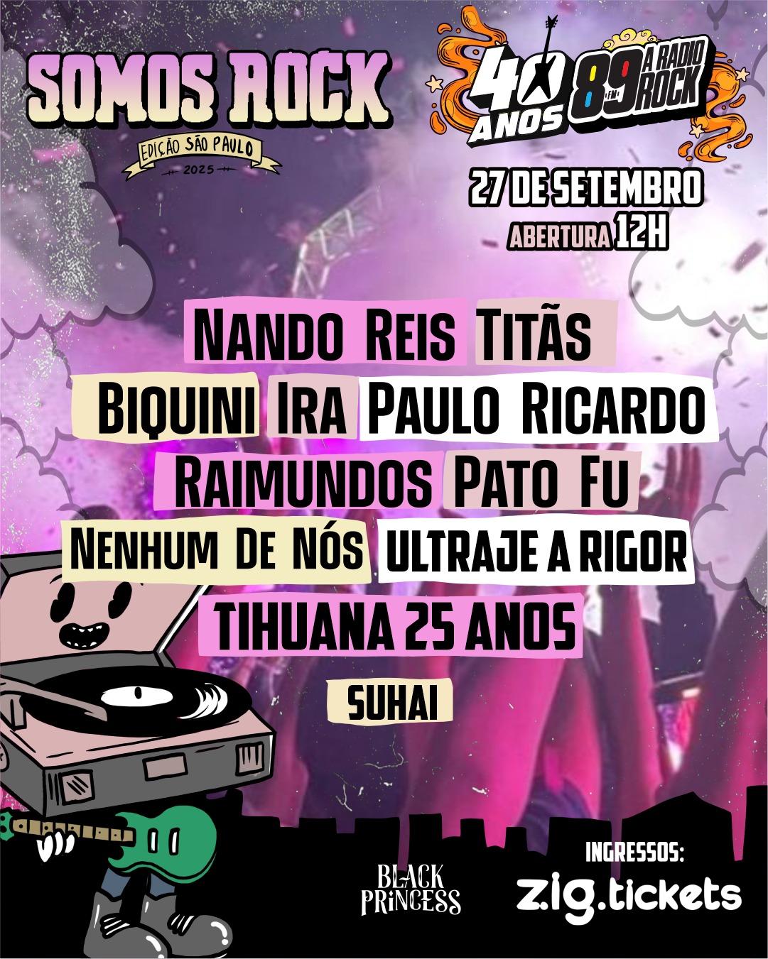 Somos Rock - Edição 40 anos da Rádio Rock