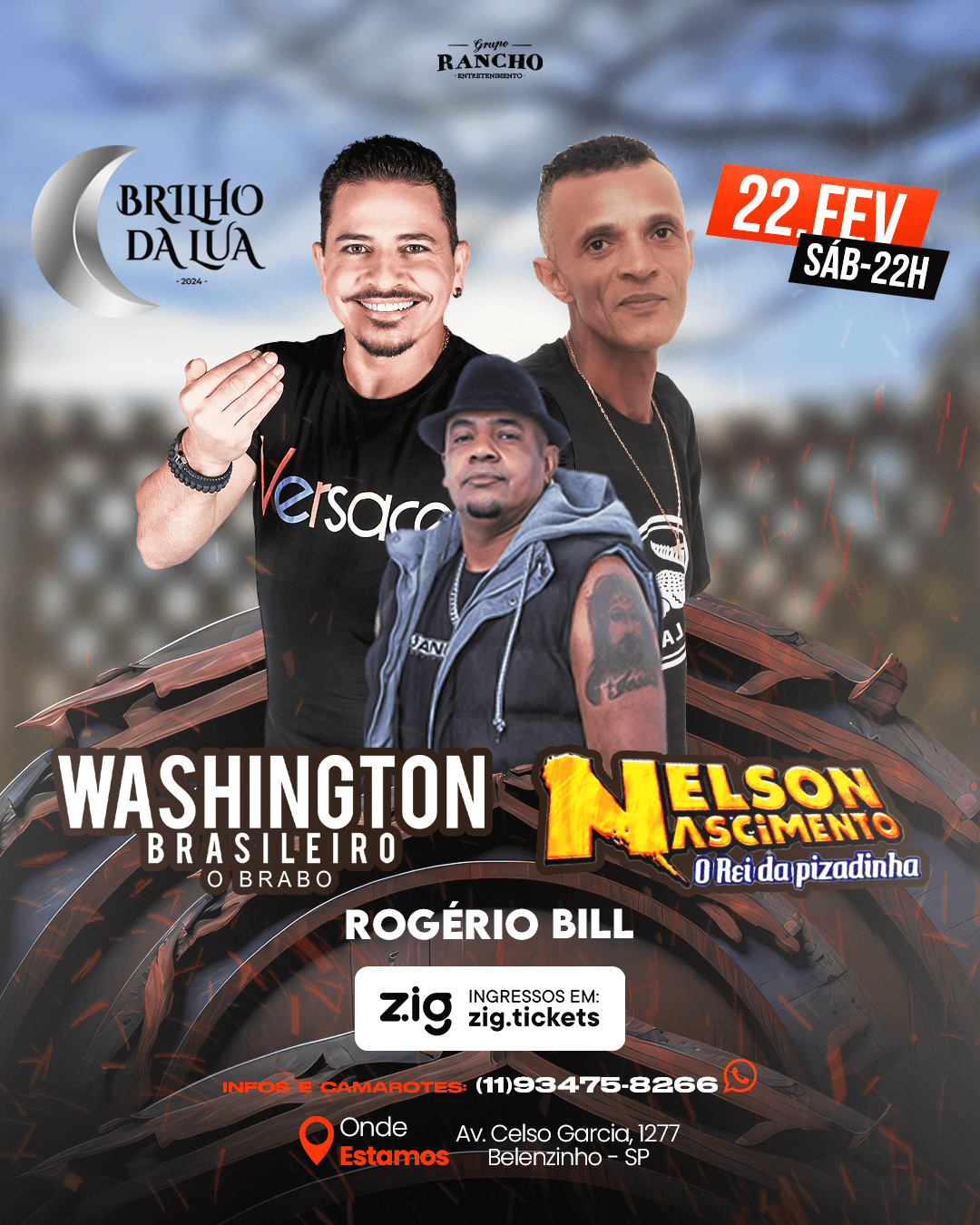 Washington Brasileiro & Nelson Nascimento no Brilho da Lua