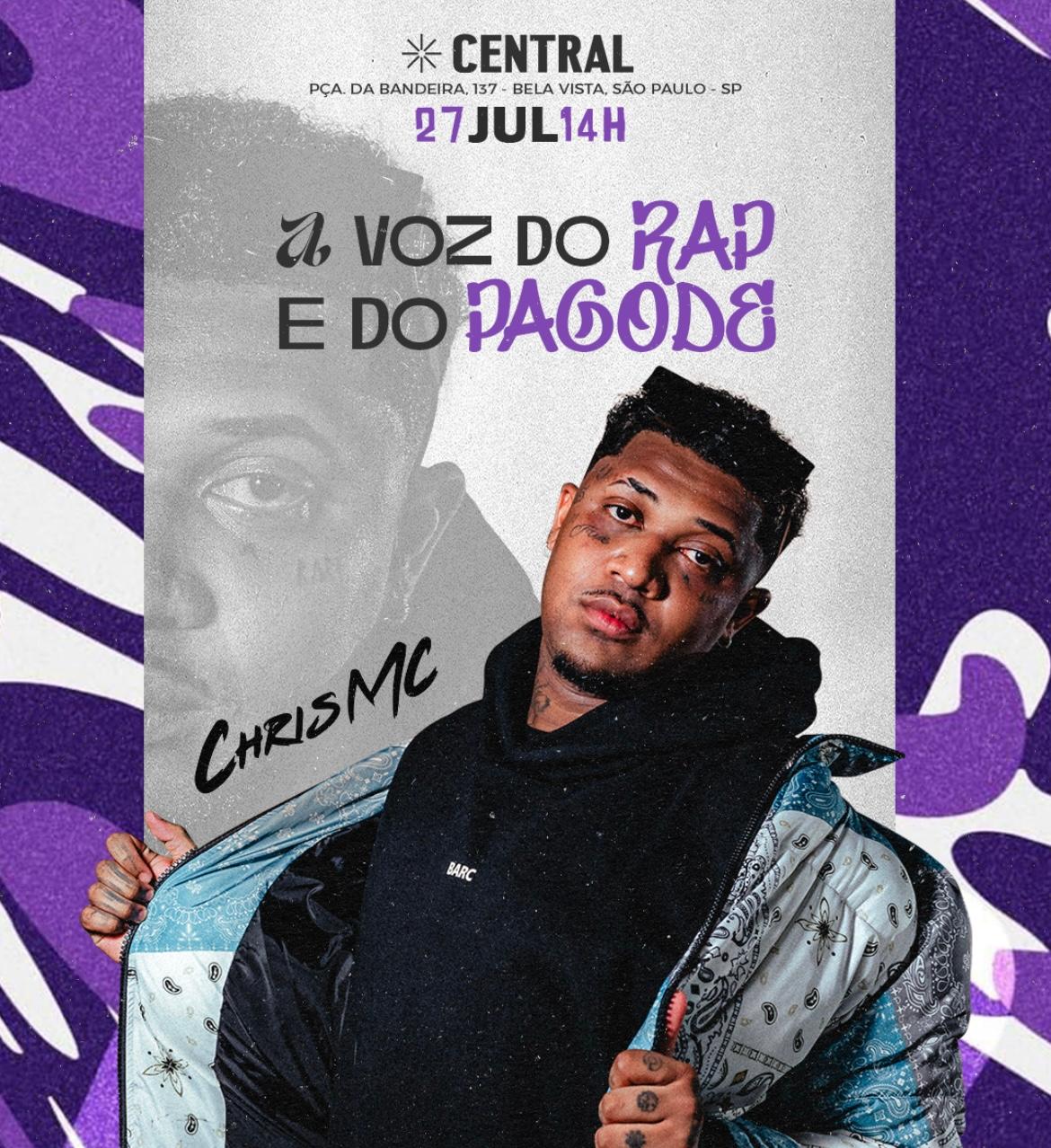 Central apresenta: CHRIS MC no Pagode