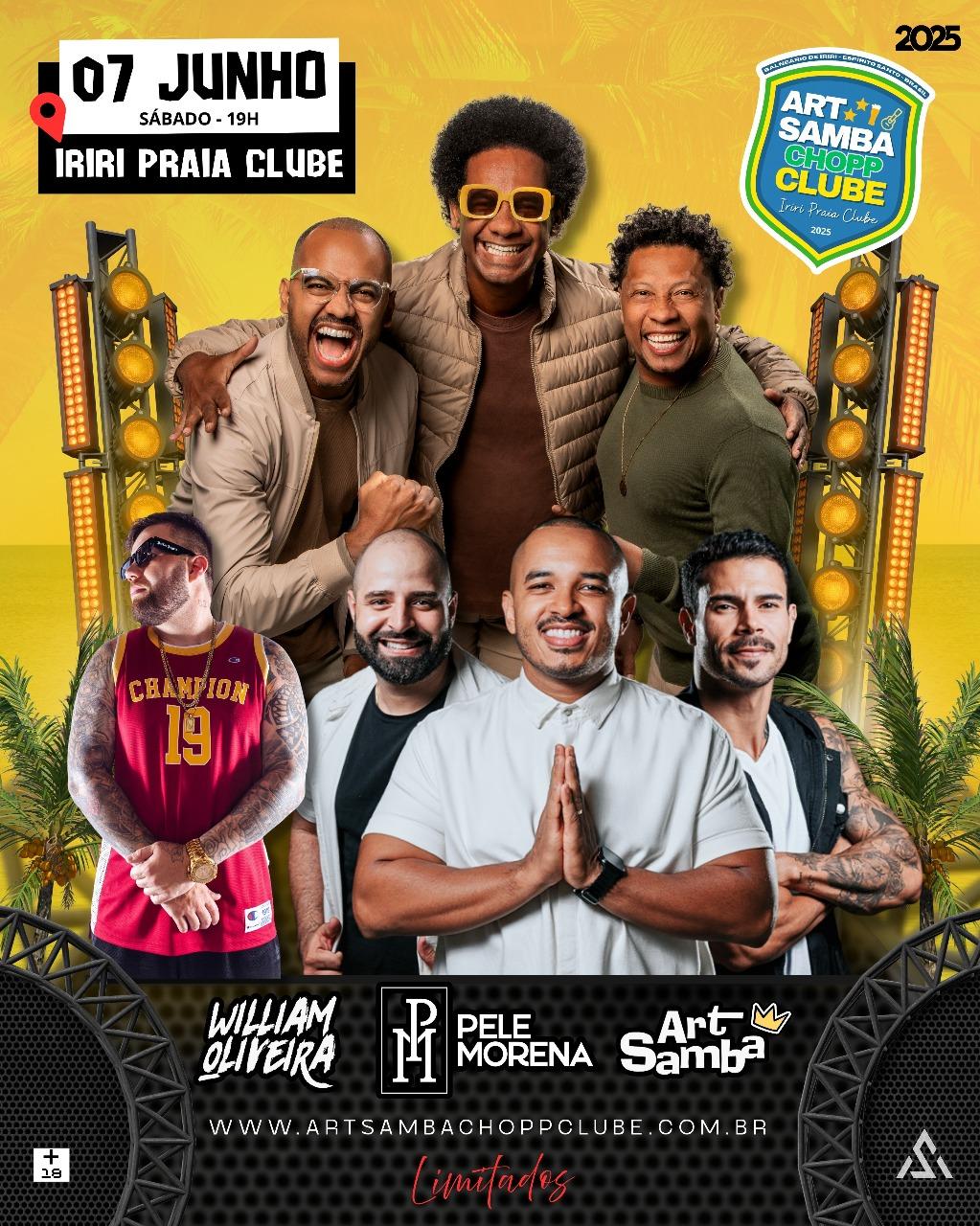 ArtSamba Chopp Clube Iriri - Edição JUNHO 2025