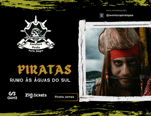 Piratas Rumo às Águas do Sul | 19/04 (sábado) - 17h        