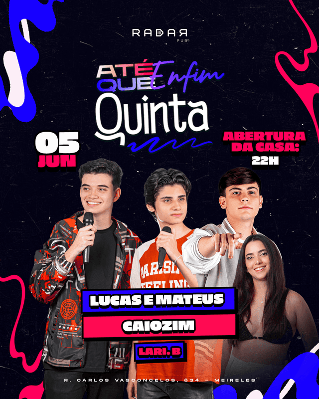 ATÉ QUE ENFIM QUINTA  