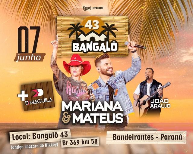 Inauguração - Bangalô 43