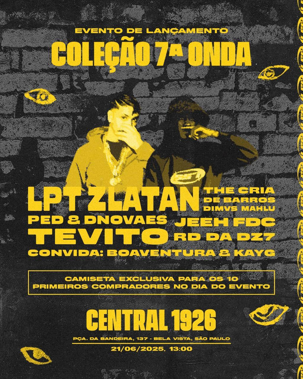 Evento de lançamento da nova coleção SS7 “7ª  ONDA”