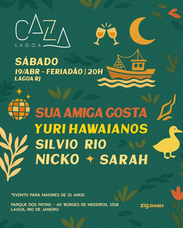 Caza Lagoa - Sábado - 19/04